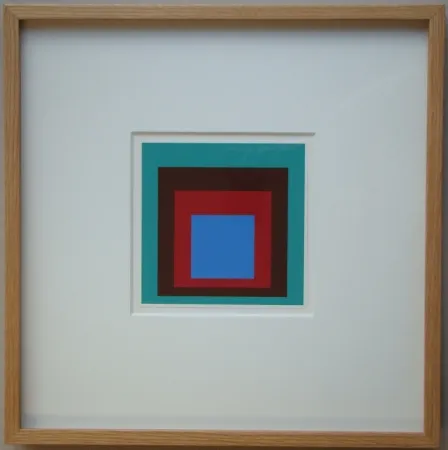 丝网印刷 Albers - Protected Blue, 1957