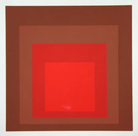 丝网印刷 Albers - R-III a-4, 1968