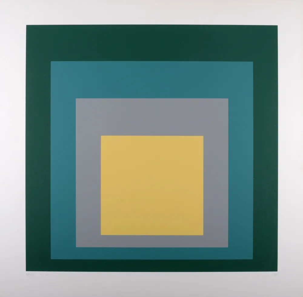 丝网印刷 Albers - SP - VI, 1967 - Hand-signed