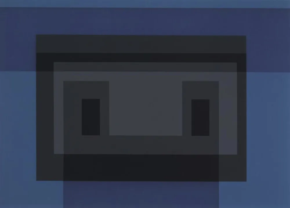 丝网印刷 Albers - Variant VII, from 10 variants