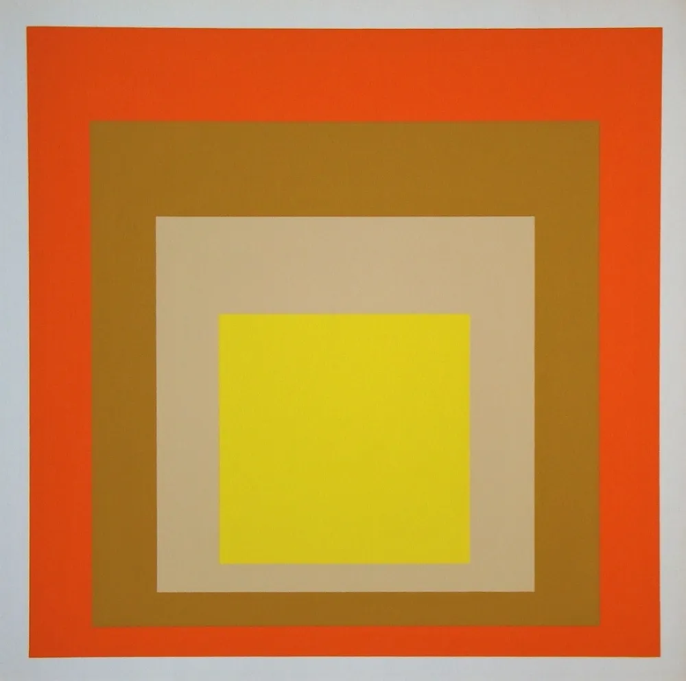 丝网印刷 Albers - Yes Sir, 1955