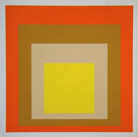 丝网印刷 Albers - Yes Sir, 1955