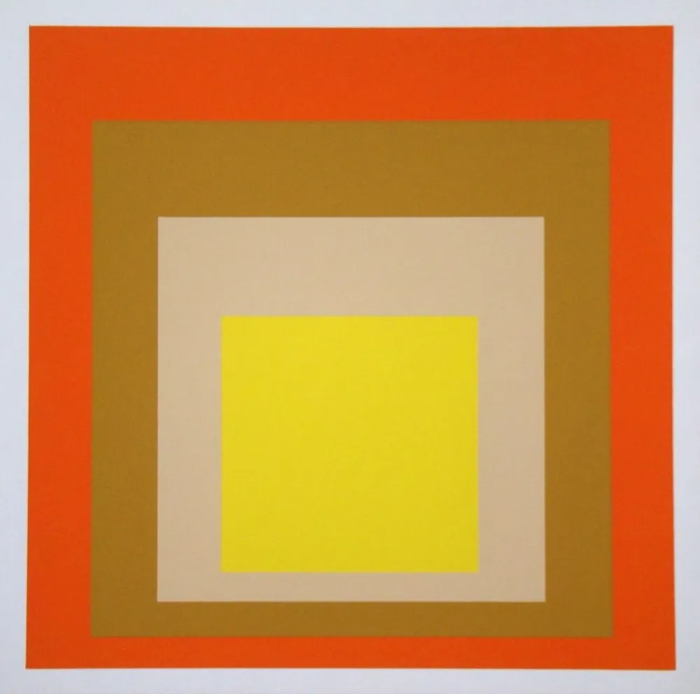 丝网印刷 Albers - Yes Sir, 1955