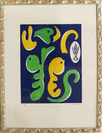 蚀刻版画 Alberti - La donna lucertola