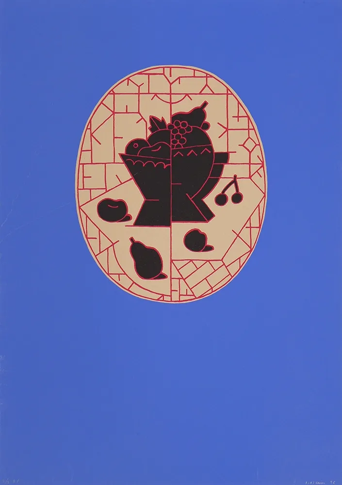 丝网印刷 Alcain - Bodegón