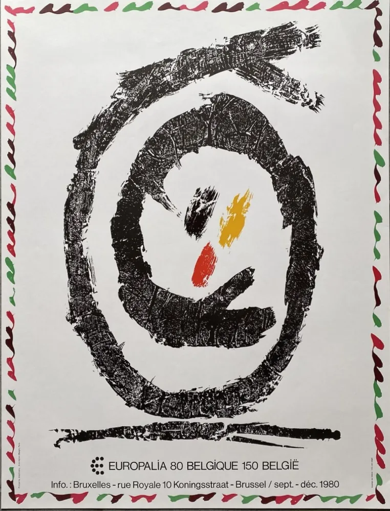 海报 Alechinsky - 150th anniversary of Belgian independence