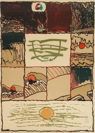 石版画 Alechinsky - A l'imprimerie