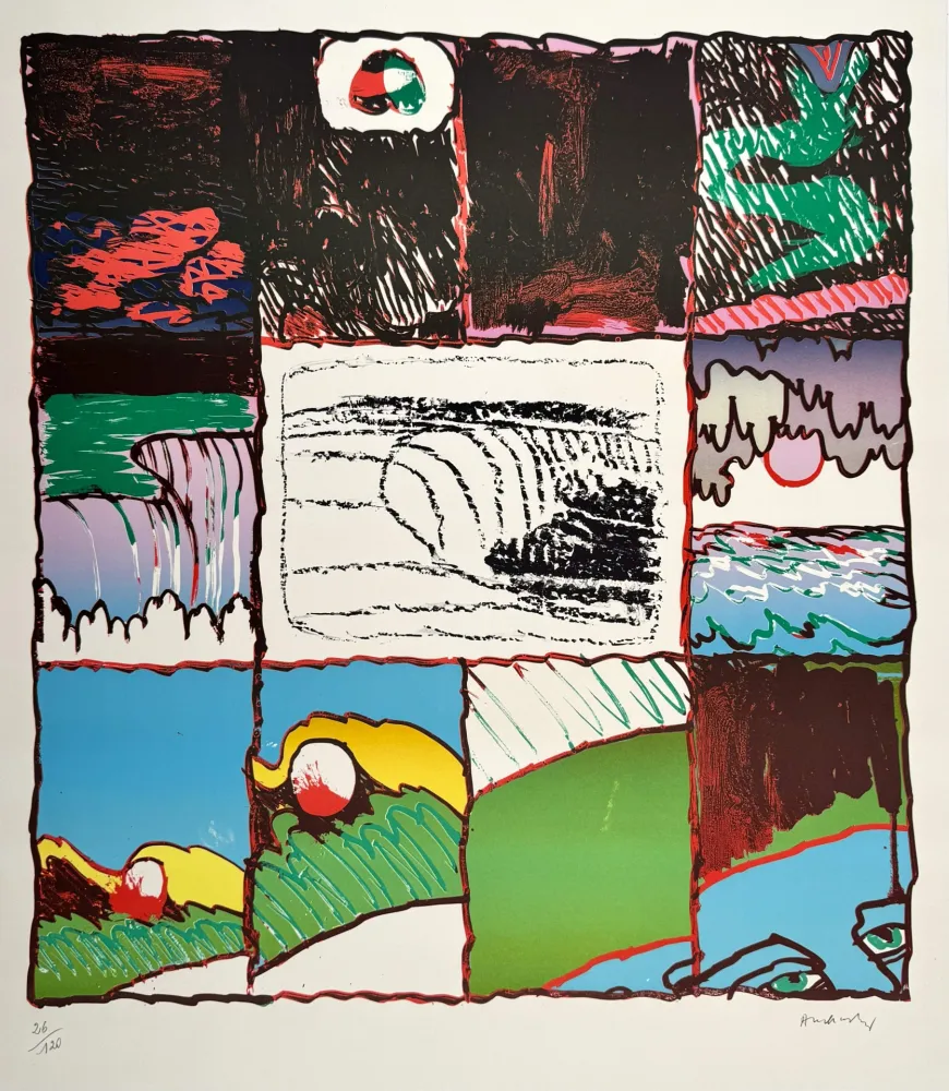 石版画 Alechinsky - À l'imprimerie 