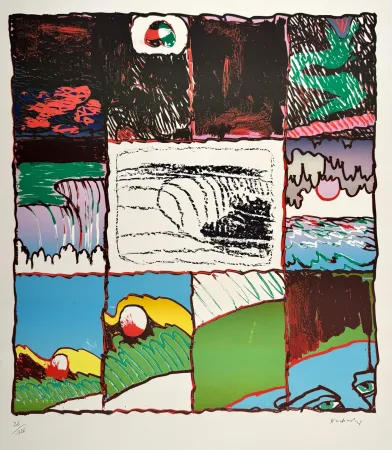 石版画 Alechinsky - À l'imprimerie 