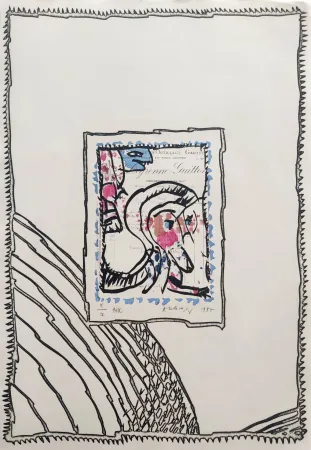 石版画 Alechinsky - ABC de correspondance 03