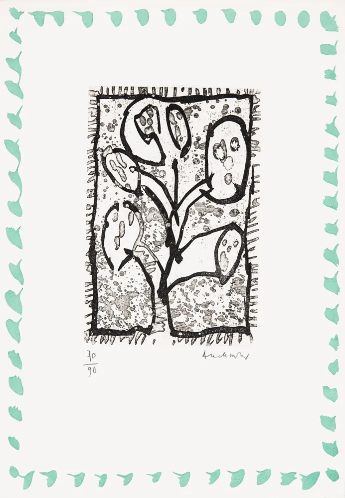 蚀刻版画 Alechinsky - Abécédaire 'Monument tobacco' 04