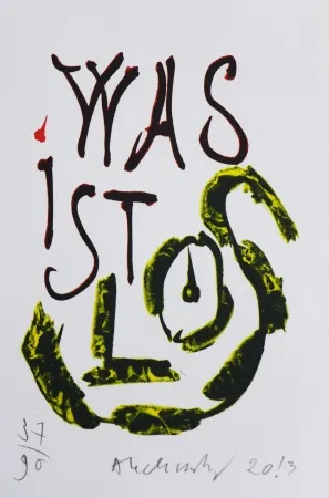 石版画 Alechinsky - Abstracts et brèves chroniques du temps