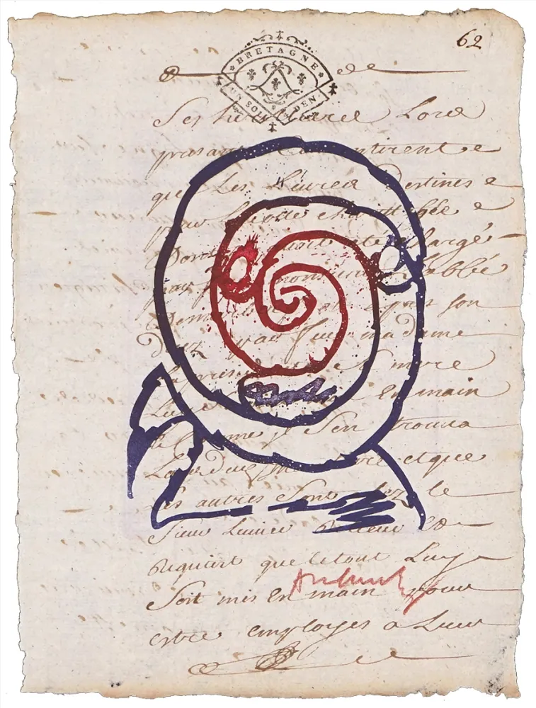 蚀刻版画 Alechinsky - Adjudicateur