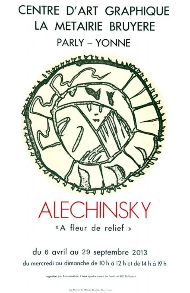 海报 Alechinsky - Affiche À FLEUR DE RELIEF