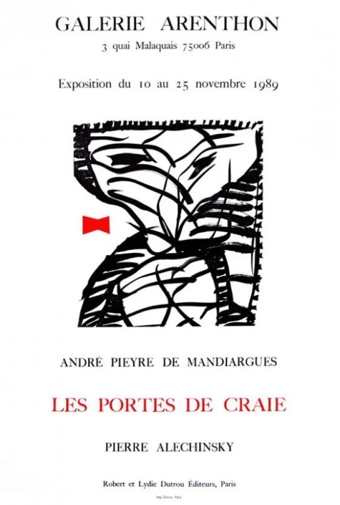 海报 Alechinsky - Affiche LES PORTES DE CRAIE Arenthon