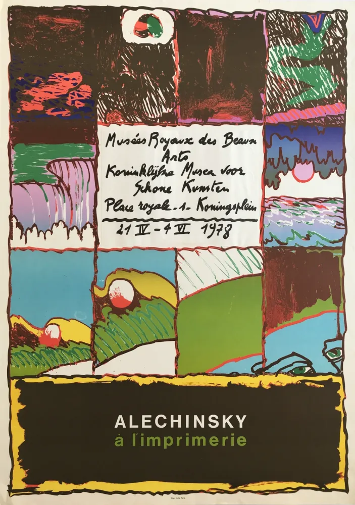 海报 Alechinsky - Alechinsky à l'imprimerie
