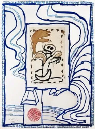 版画 Alechinsky - Anthropie