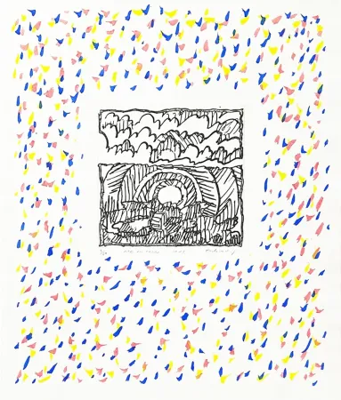 版画 Alechinsky - Arc en terre