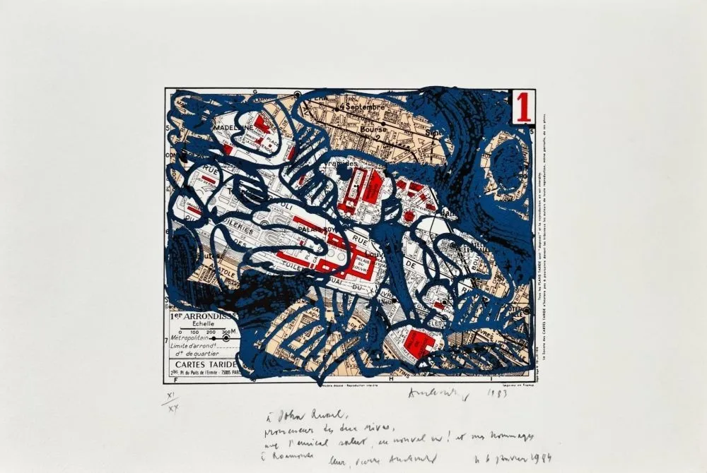 石版画 Alechinsky - Arrondissement 1