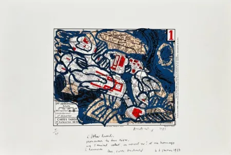 石版画 Alechinsky - Arrondissement 1