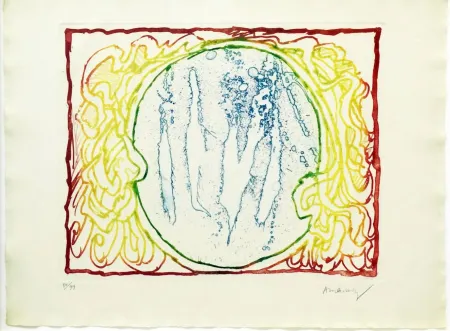 蚀刻版画 Alechinsky - Astres et désastres