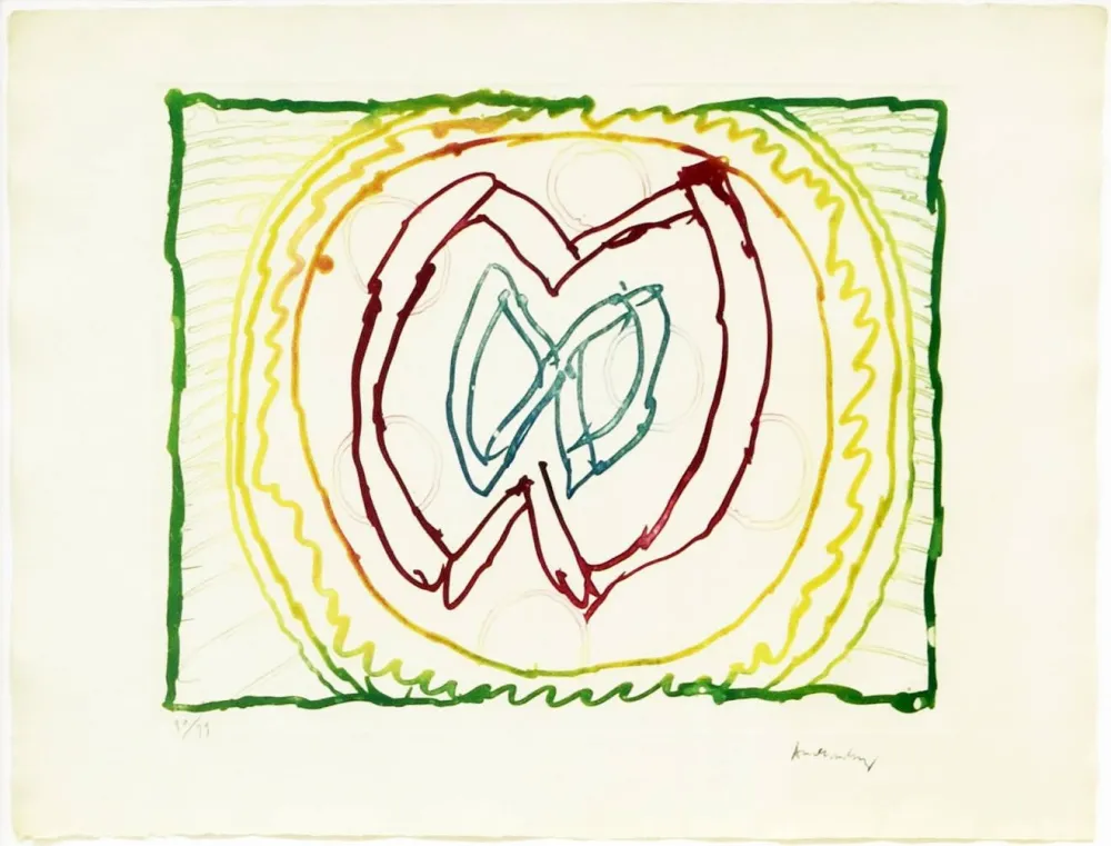 蚀刻版画 Alechinsky - Astres et désastres