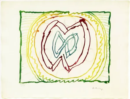 蚀刻版画 Alechinsky - Astres et désastres