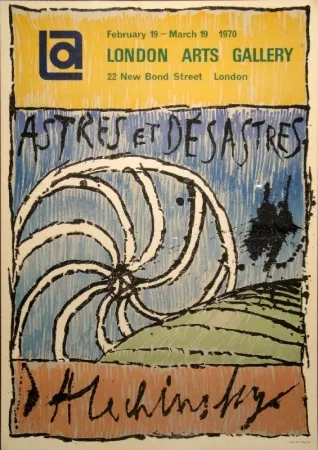 石版画 Alechinsky - Astres et Désastres