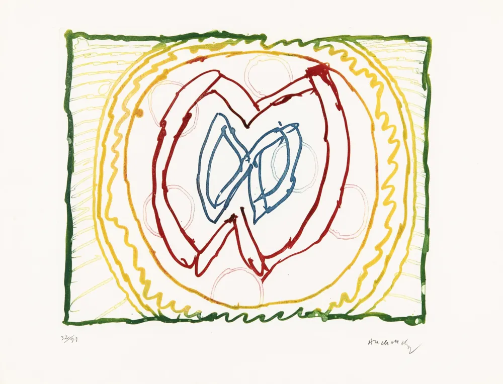 蚀刻版画 Alechinsky - Astres et désastres V