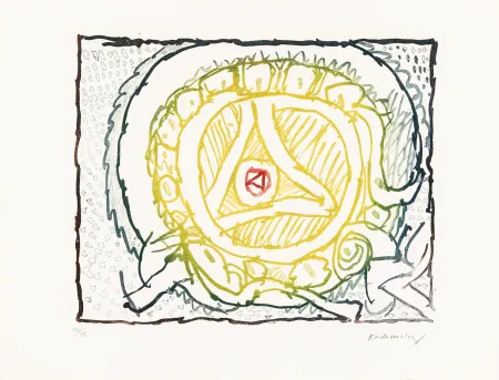 蚀刻版画 Alechinsky - Astres et désastres VIII