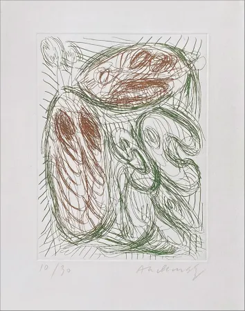 蚀刻版画 Alechinsky - Attrapes-le