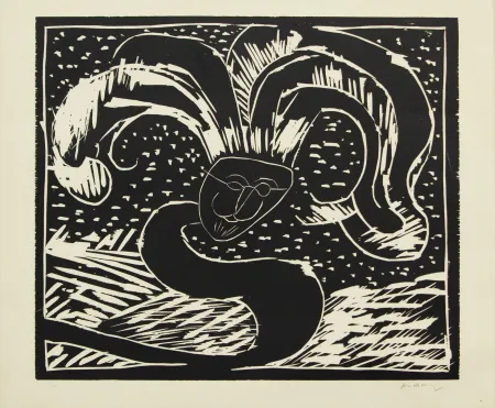 石版画 Alechinsky - AU FIL DU BOIS