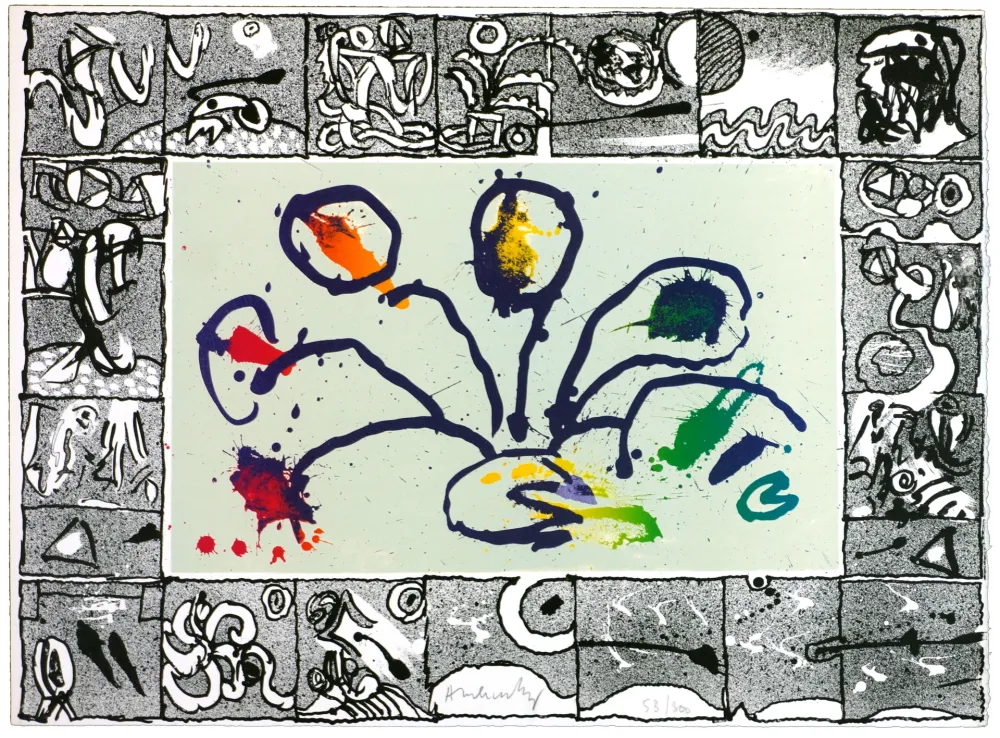 石版画 Alechinsky - Bâbord