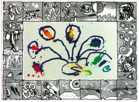 石版画 Alechinsky - Bâbord