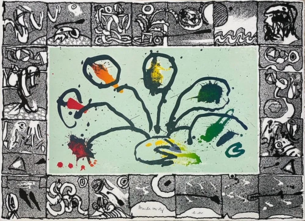 石版画 Alechinsky - Babord