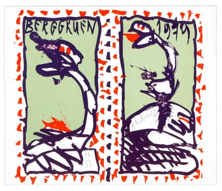 石版画 Alechinsky - Berggruen