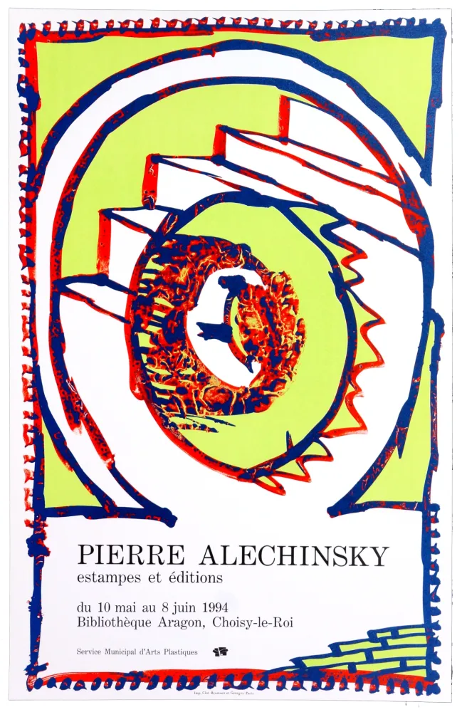 海报 Alechinsky - Bibliothèque Aragon