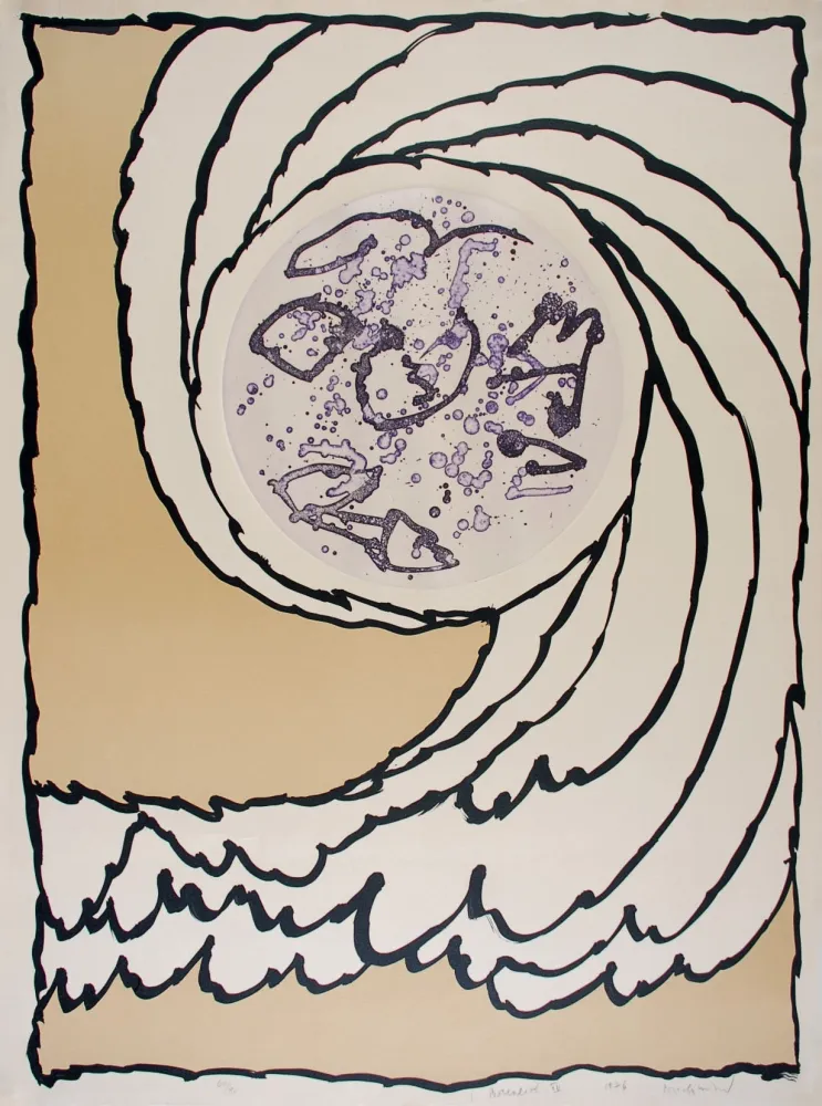 蚀刻版画 Alechinsky - Boréalité IV