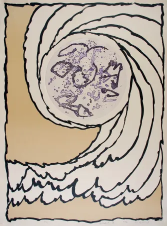 蚀刻版画 Alechinsky - Boréalité IV