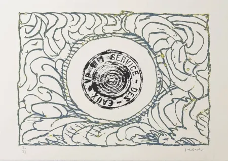 石版画 Alechinsky - Bouche d'eau