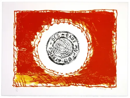 石版画 Alechinsky - Bouche d'eau II