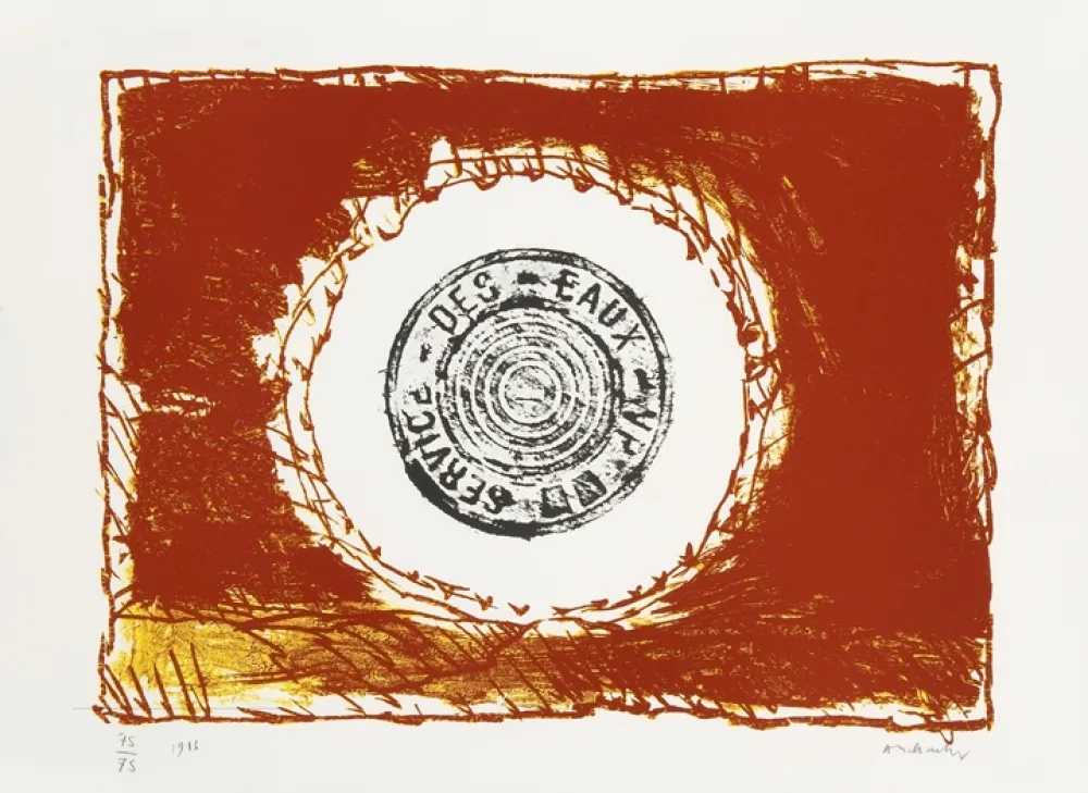 石版画 Alechinsky - Bouche d'eau II