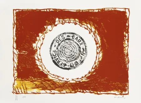 石版画 Alechinsky - Bouche d'eau II