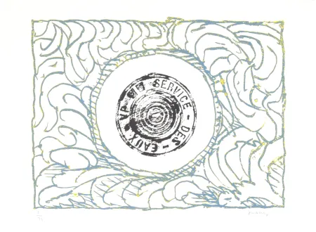 石版画 Alechinsky - Bouche d’eau III