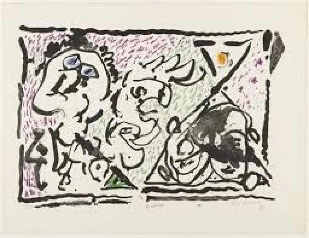 石版画 Alechinsky - Buvard, 1964