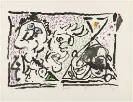 石版画 Alechinsky - Buvard, 1964