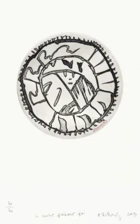 蚀刻版画 Alechinsky - Cachet faisant foi