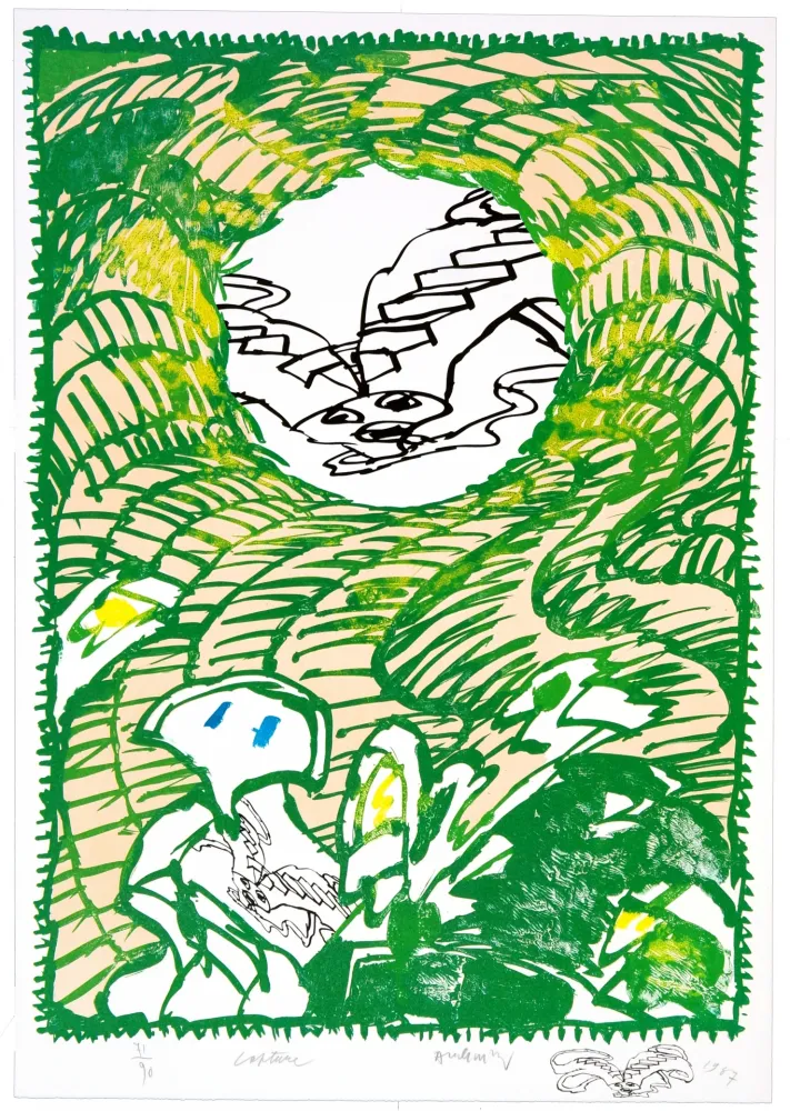 石版画 Alechinsky - Capture