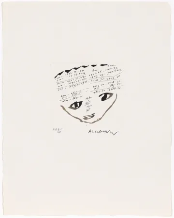 蚀刻版画 Alechinsky - Carta Canta 01