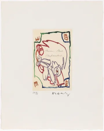 蚀刻版画 Alechinsky - Carta Canta 04